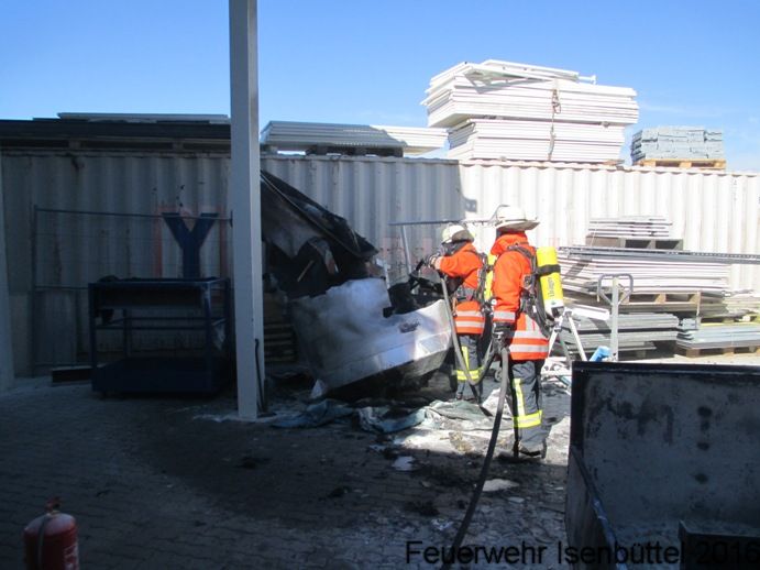 Kleinbrand / Entstehungsbrand an Gebäude